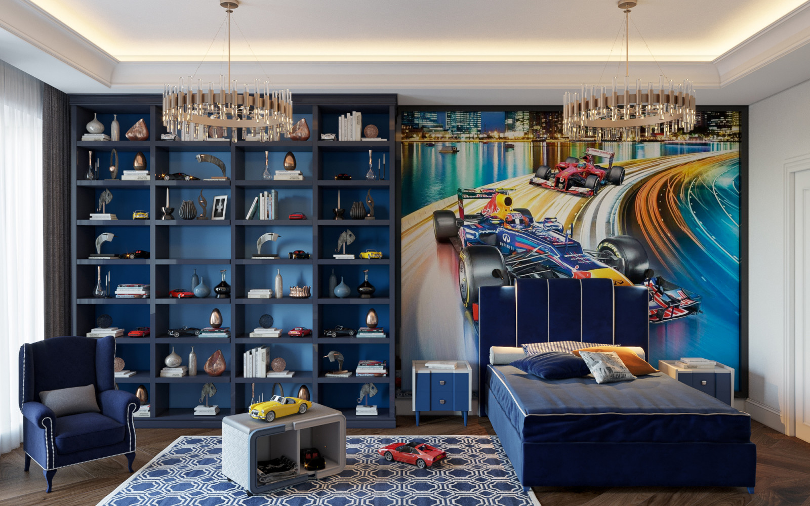 Квартира в ЖК Садовые кварталы в стиле современная классика в белых тонах