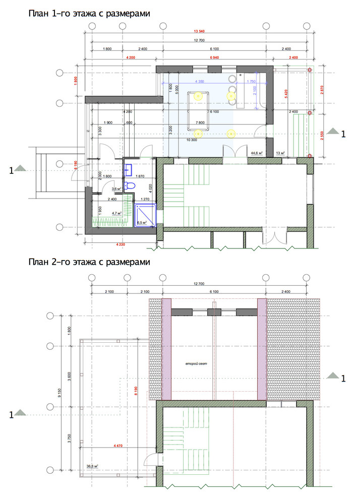 Новая бильярдная в загородном доме (пристройка)