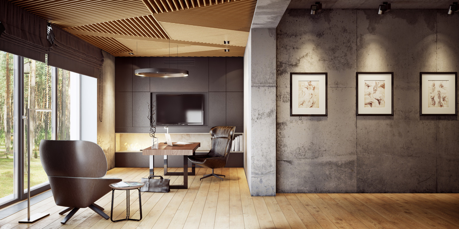 Интерьер загородного дома в г. Мытищи