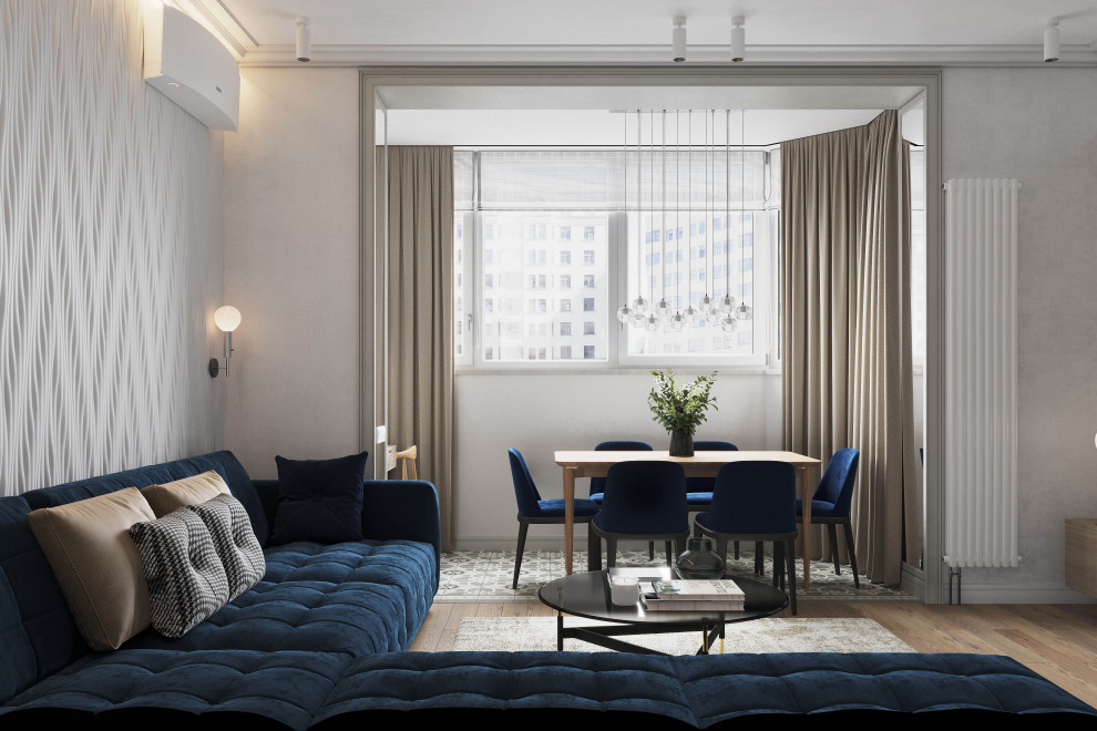 СВЕТЛЫЙ ИНТЕРЬЕР В ЖК ДОНСКОЙ ОЛИМП