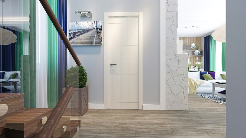 Проект интерьера для 3х-этажного дома в Ленинградской области