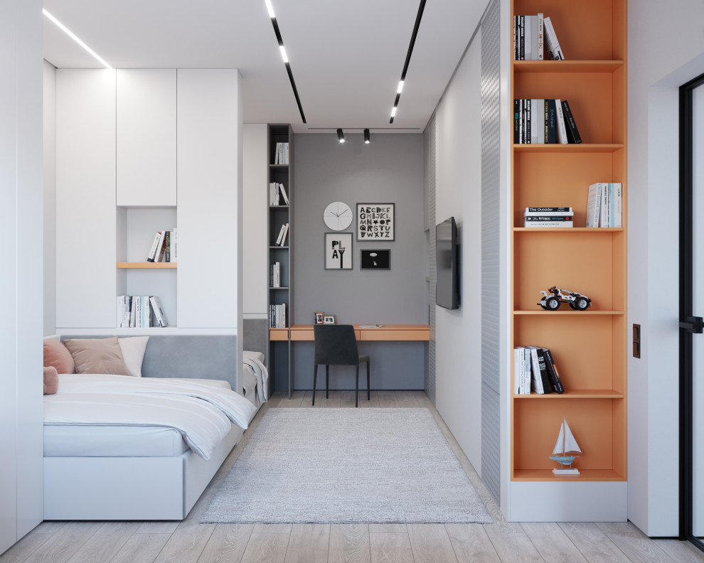 Квартира 77 м2 в современном стиле для творческих личностей