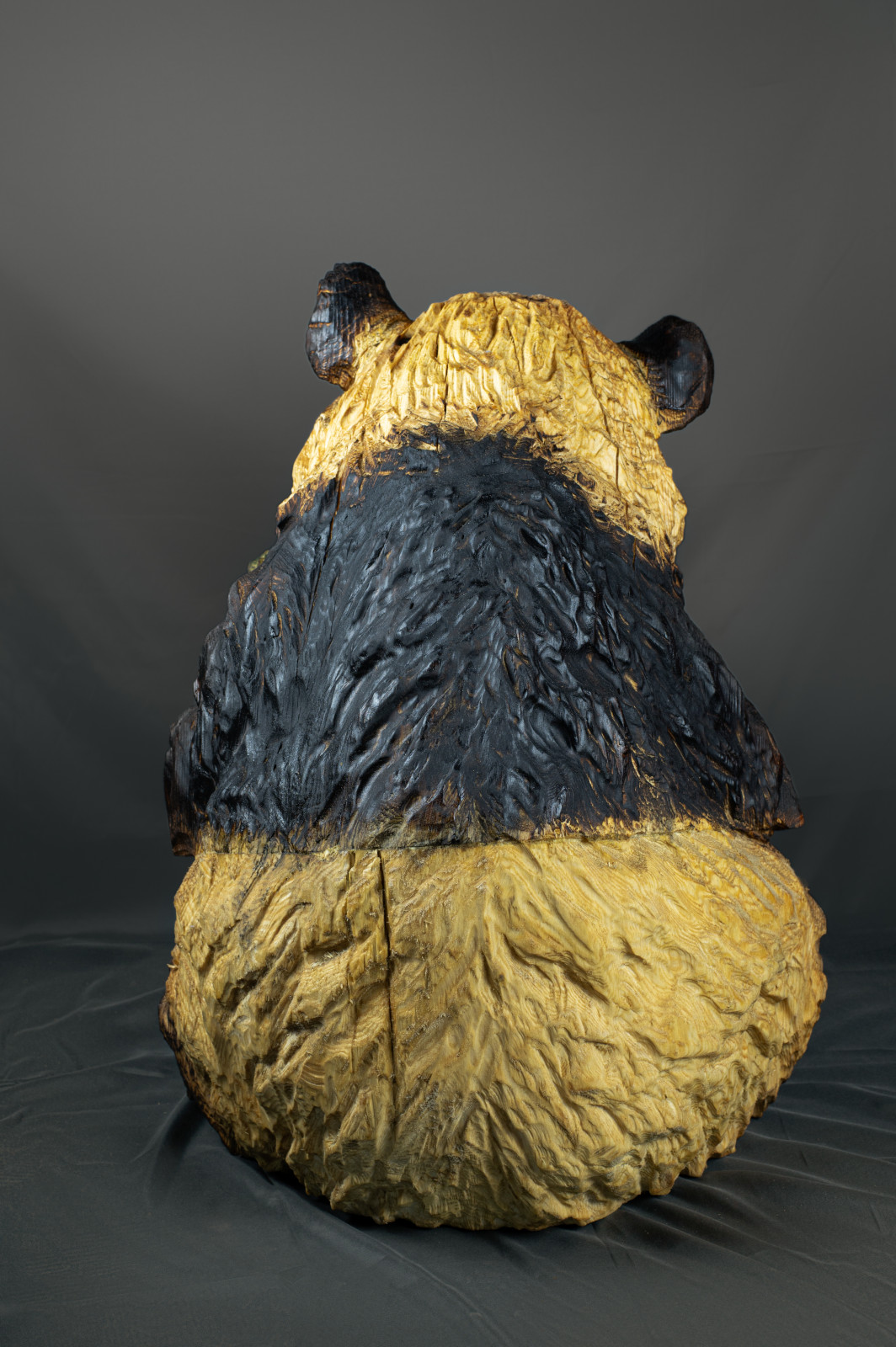 Обложка проекта: Панда садово- парковая, итерьерная скульптура из дерева