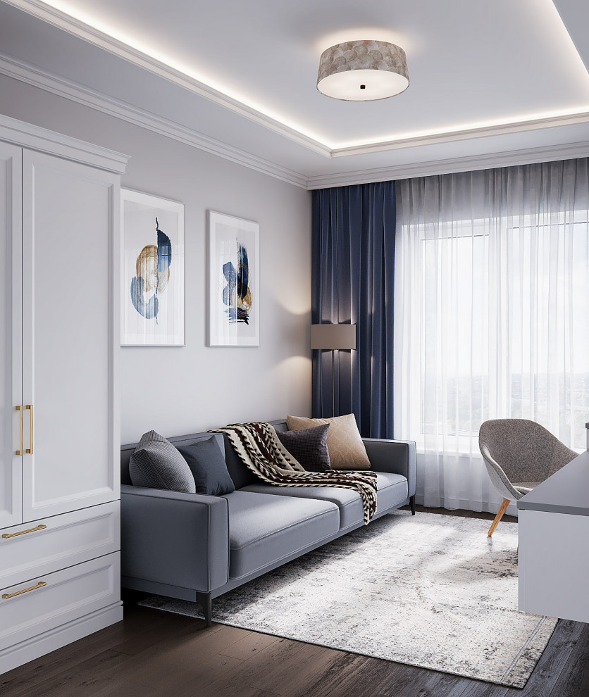 Проект интерьера частного дома, г. Ростов-на-Дону, площадью 120 кв.м.