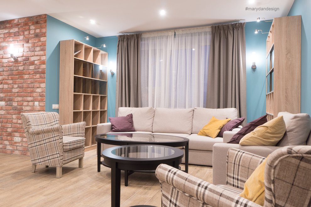 Гостиная Кухня Столовая