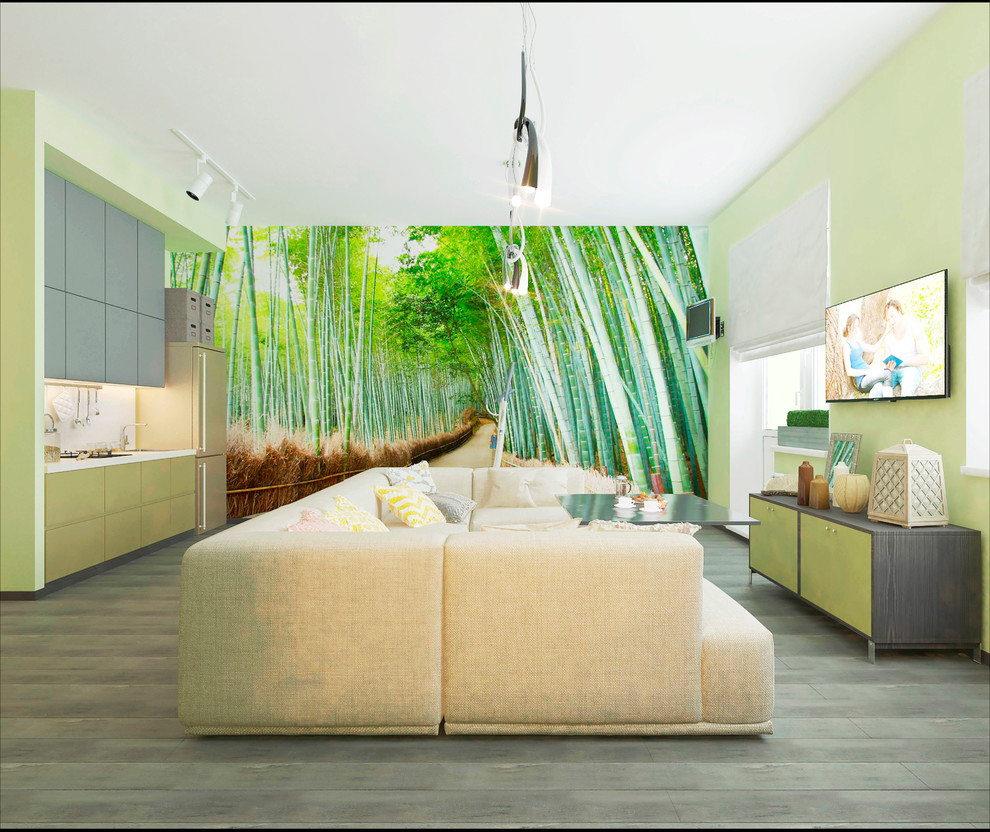 Дизайн-проект квартиры студии мкрн.Изумрудный (Балашиха)