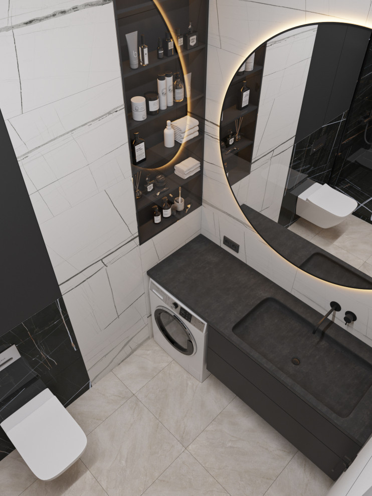 Интерьер квартиры-студии в ЖК Сосновка