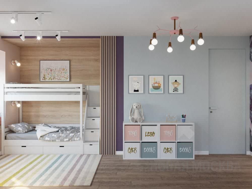 Дизайн-проект трехкомнатной квартиры 80 кв.м в ЖК «Аннино парк»