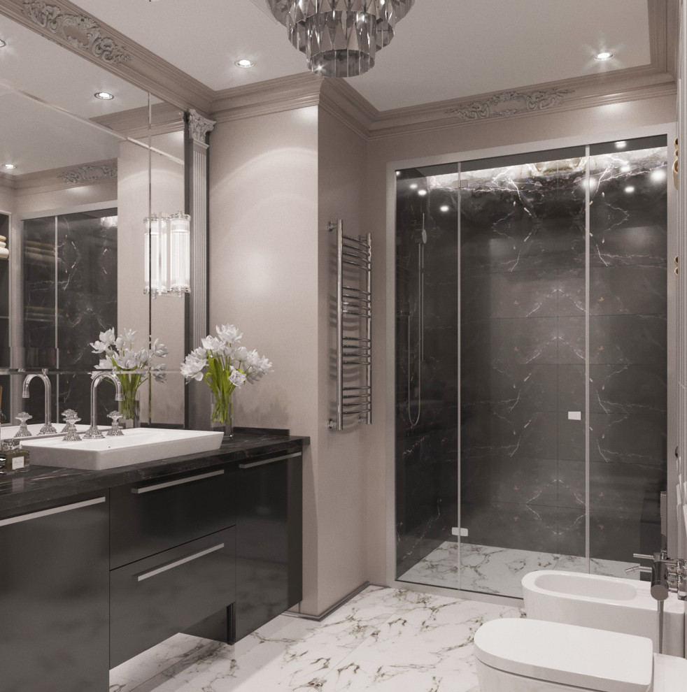 Визуализация гостевого санузла.