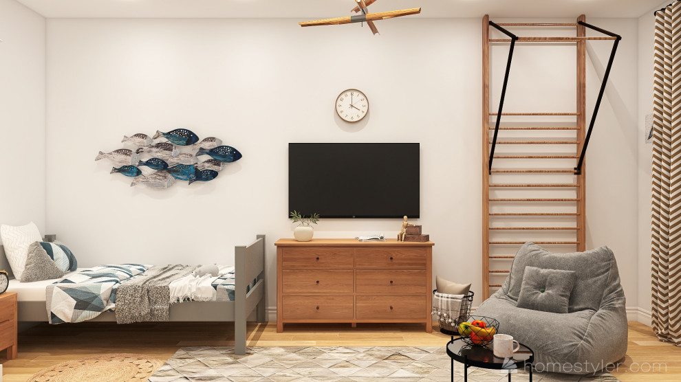 Детская комната для мальчика в средиземноморском стиле