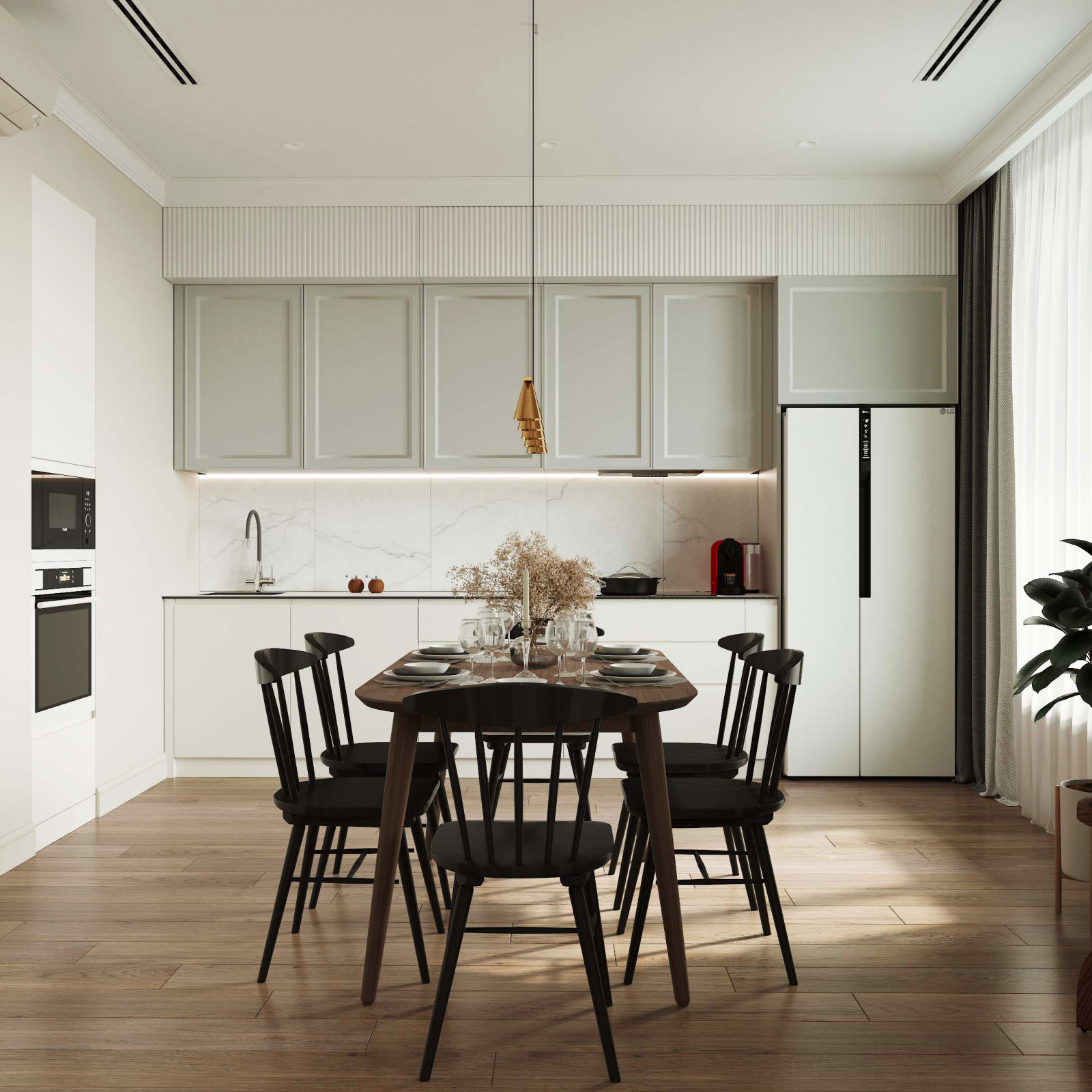 Обложка проекта: Стильная гостиная на Петровском