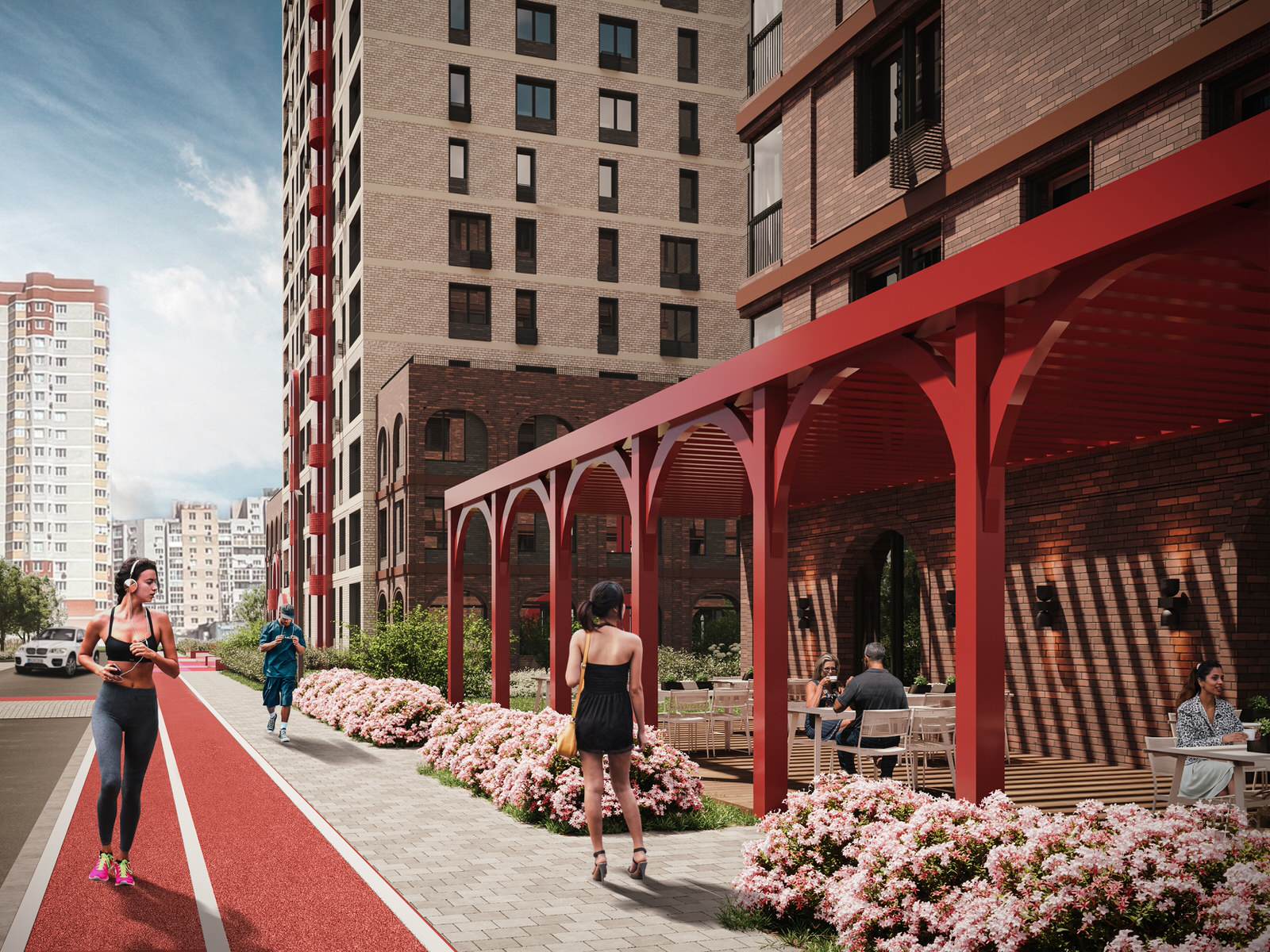 Архитектура фасадов и проект благоустройства