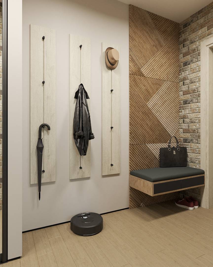 Обложка проекта: Лофтовый коридор в квартире "Сталинке"