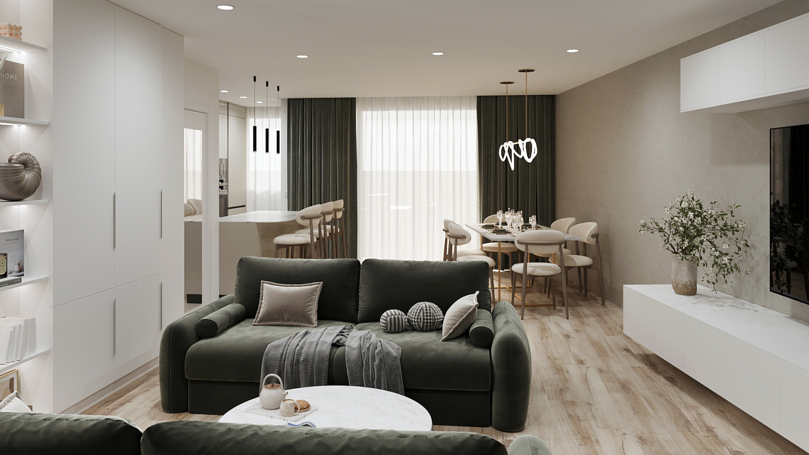 Salon-comedor en Playa San Juan