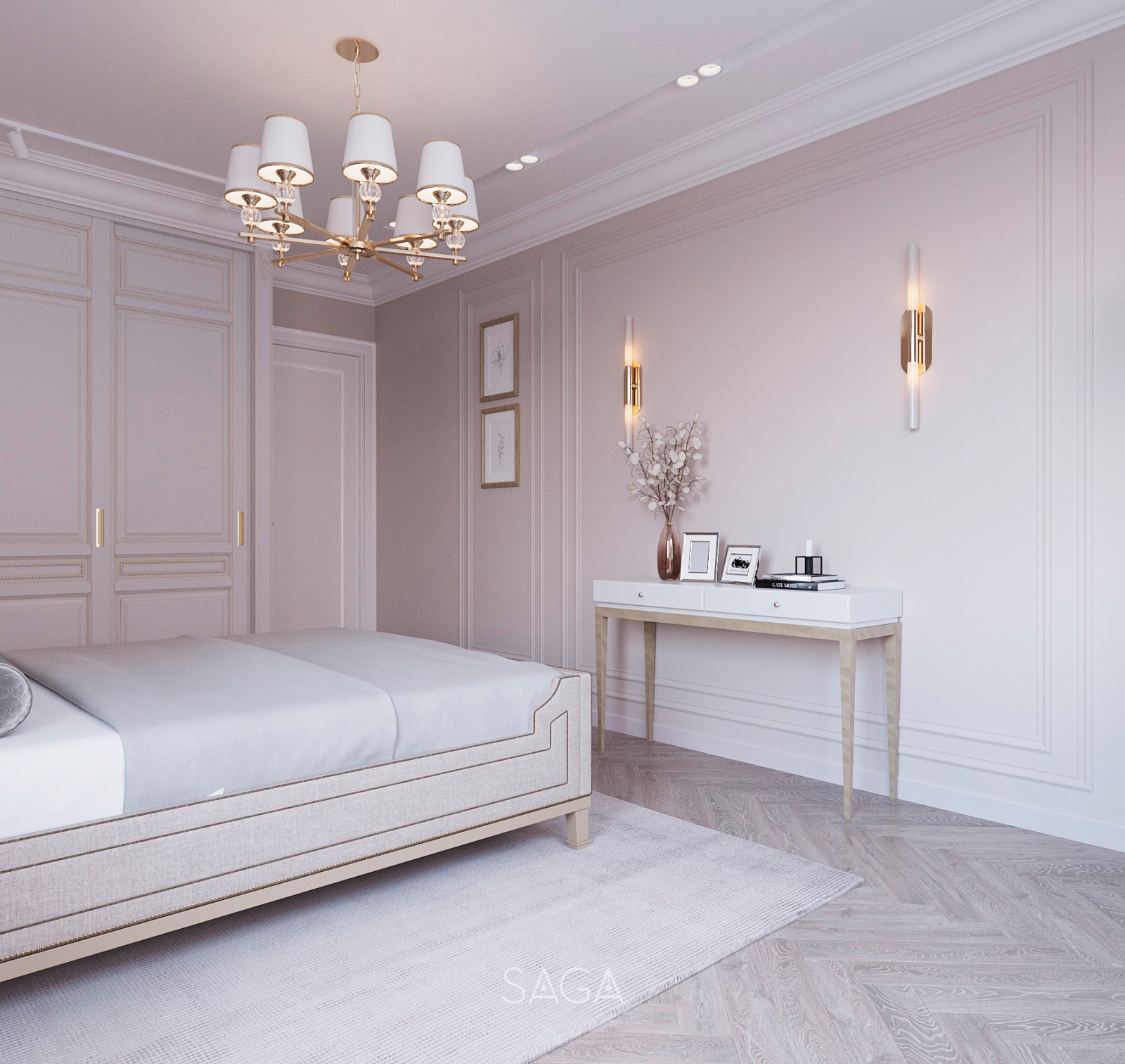 Обложка проекта: Дизайн спальни «ЖК Новый Город»