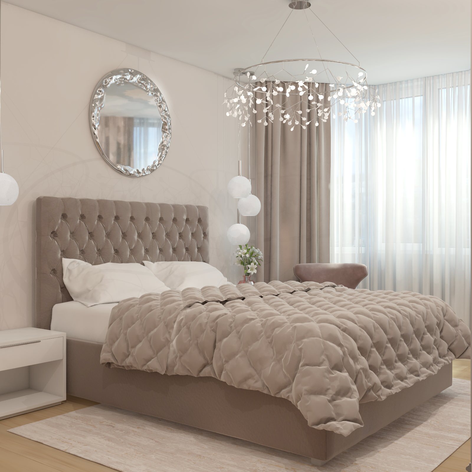 Современная квартира в ЖК 4 Сезона