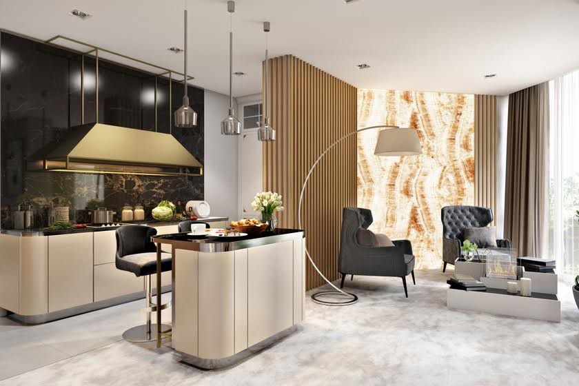 Дизайн интерьера "Строгое благородство"