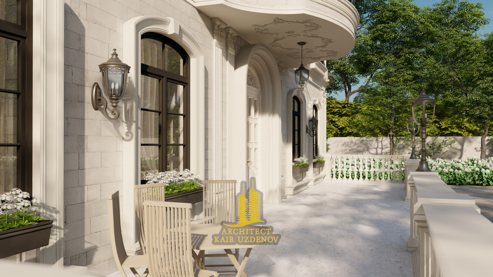 Проект дома в стиле Французский ренесанс