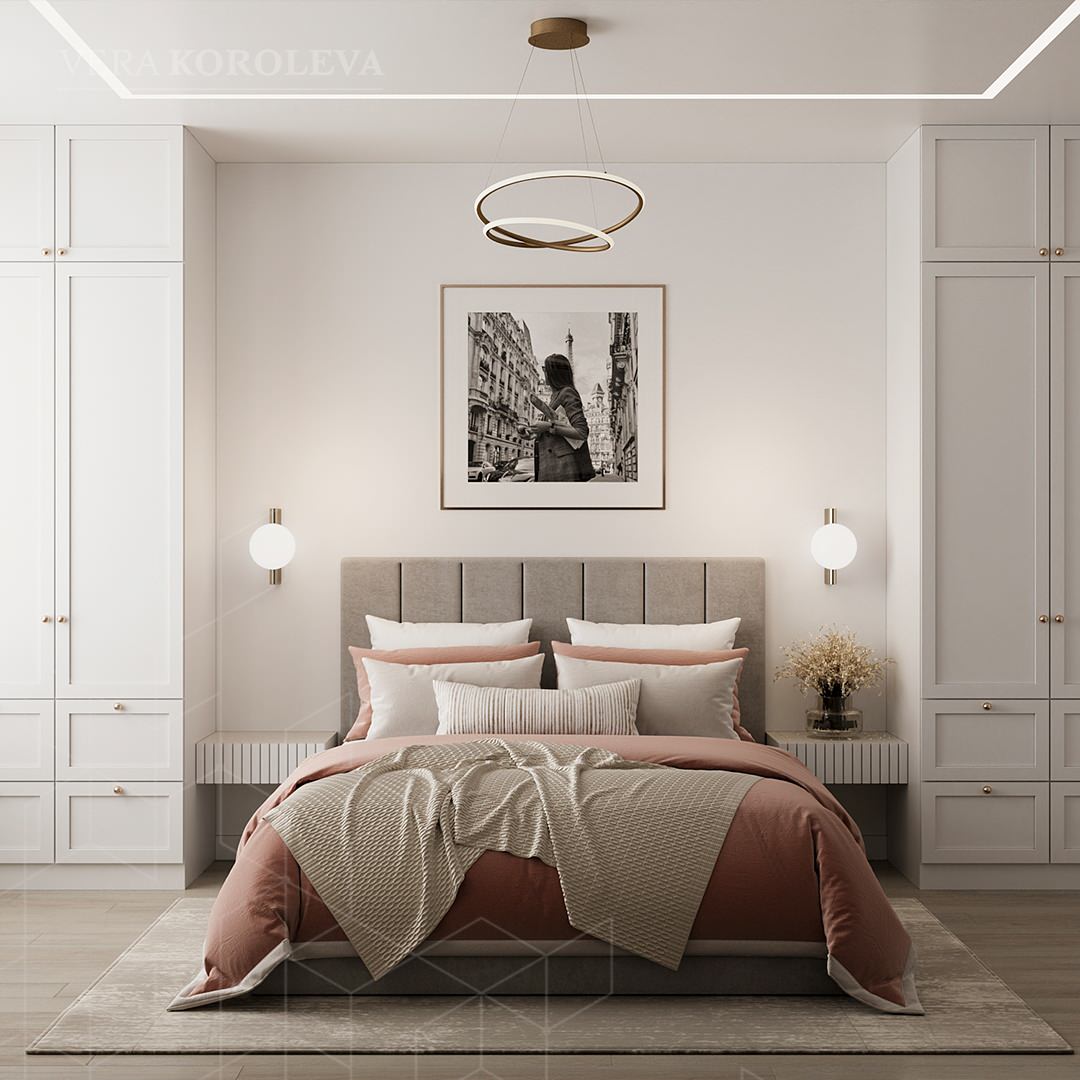 Дизайн-проект двухкомнатной квартиры в Москве в ЖК "Первый Московский"