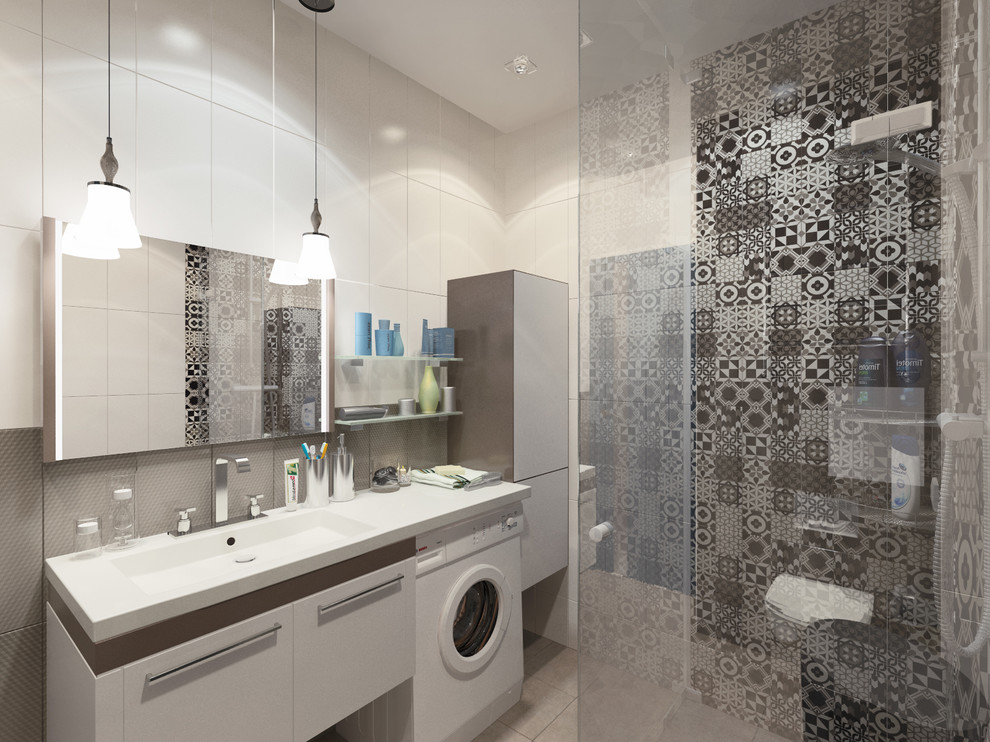 Дизайн интерьера однокомнатной квартиры.Современная класиика