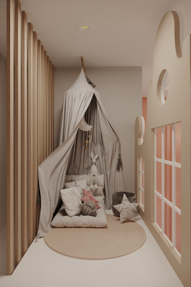 Дизайн проект квартиры в стиле легкая классика ЖК Сердце столицы