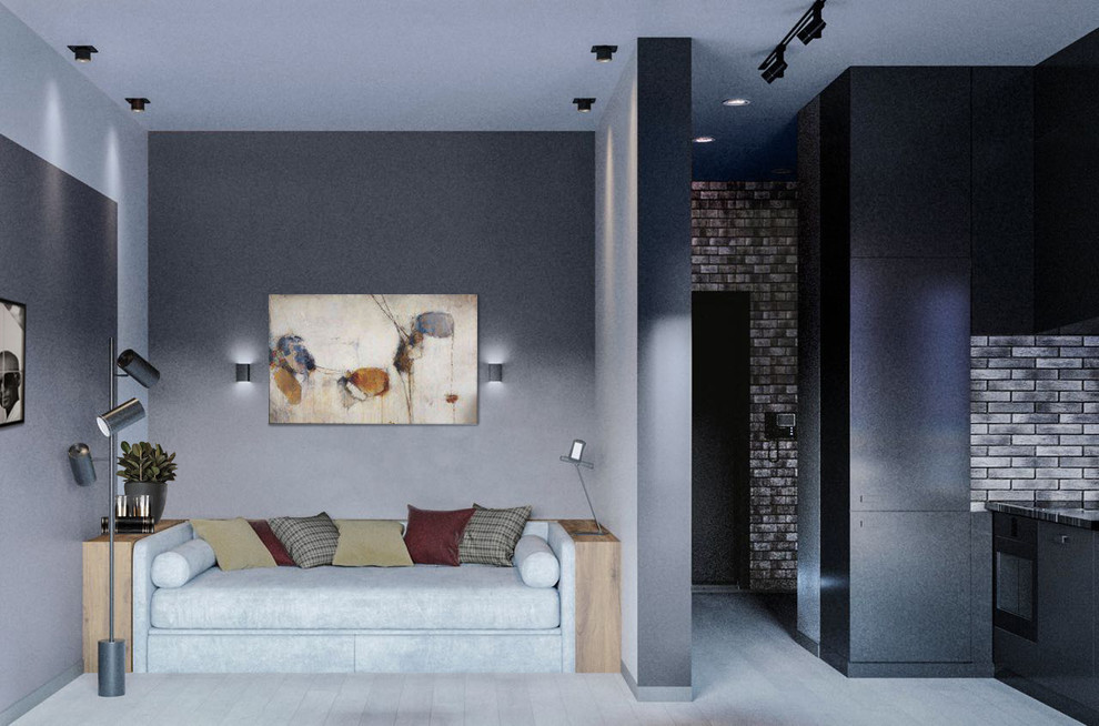 Обложка проекта: Однокомнатная квартира для молодого мужчины