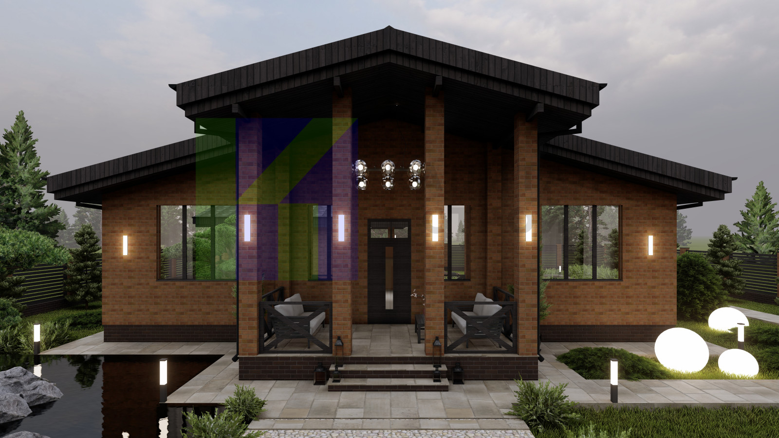 Загородный дом КС7-148м