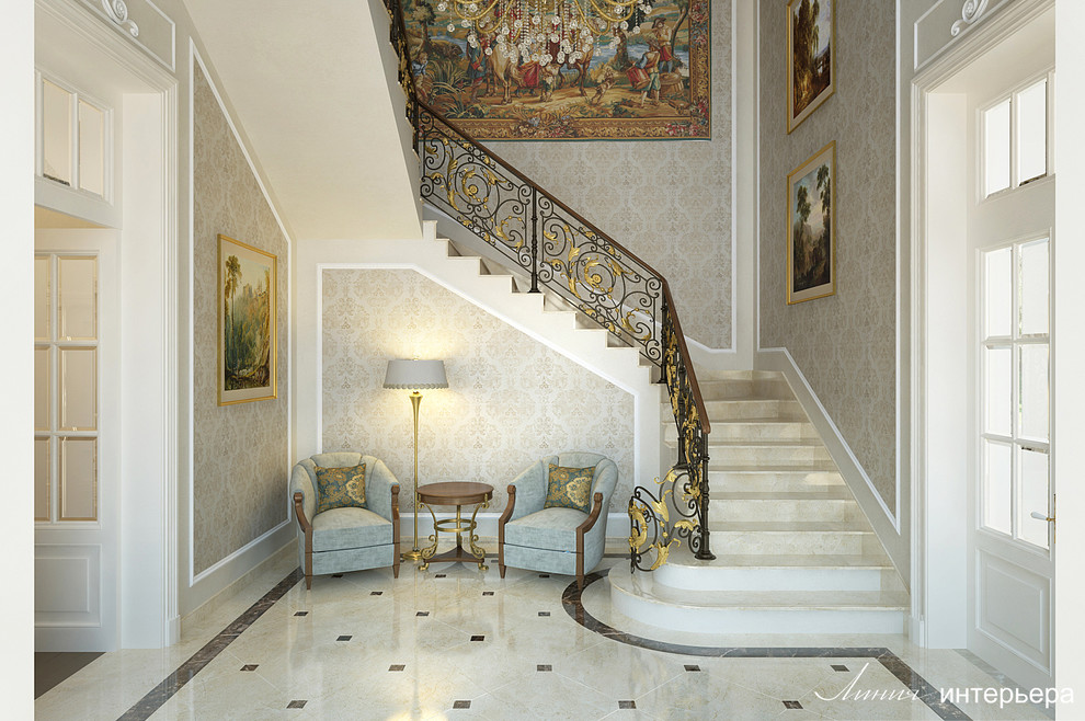 Загородный Дом в Подмосковье, классический интерьер