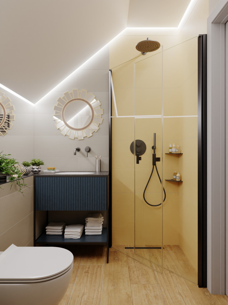 Дизайн-проект санузла с душевой