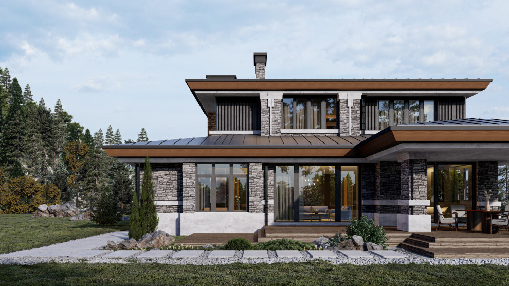 Вилла в стиле Ллойда Райта