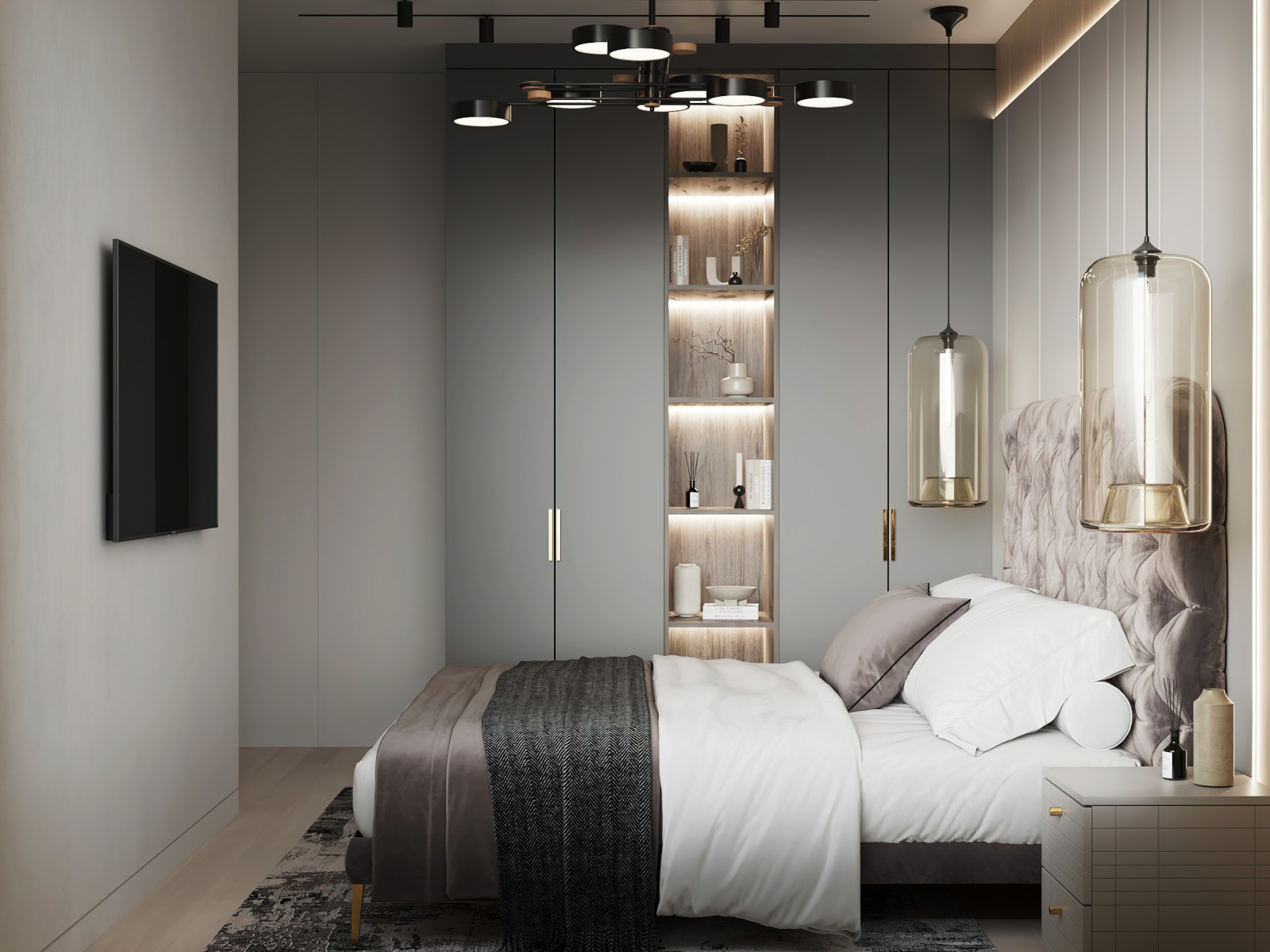 Современная классика в проекте в ЖК Береговой