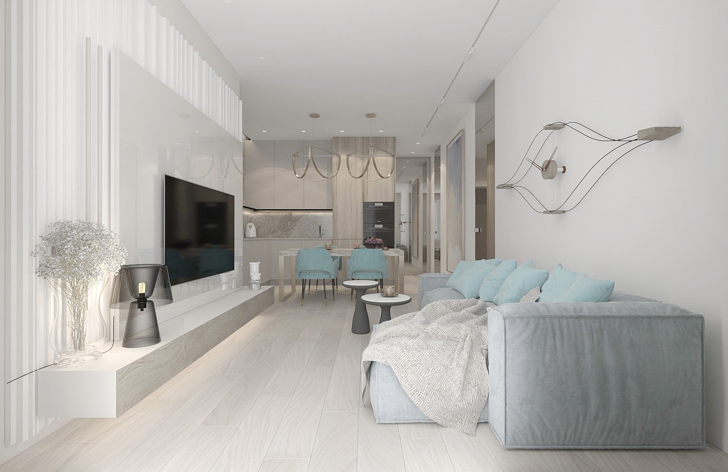 Бирюзовый минимализм