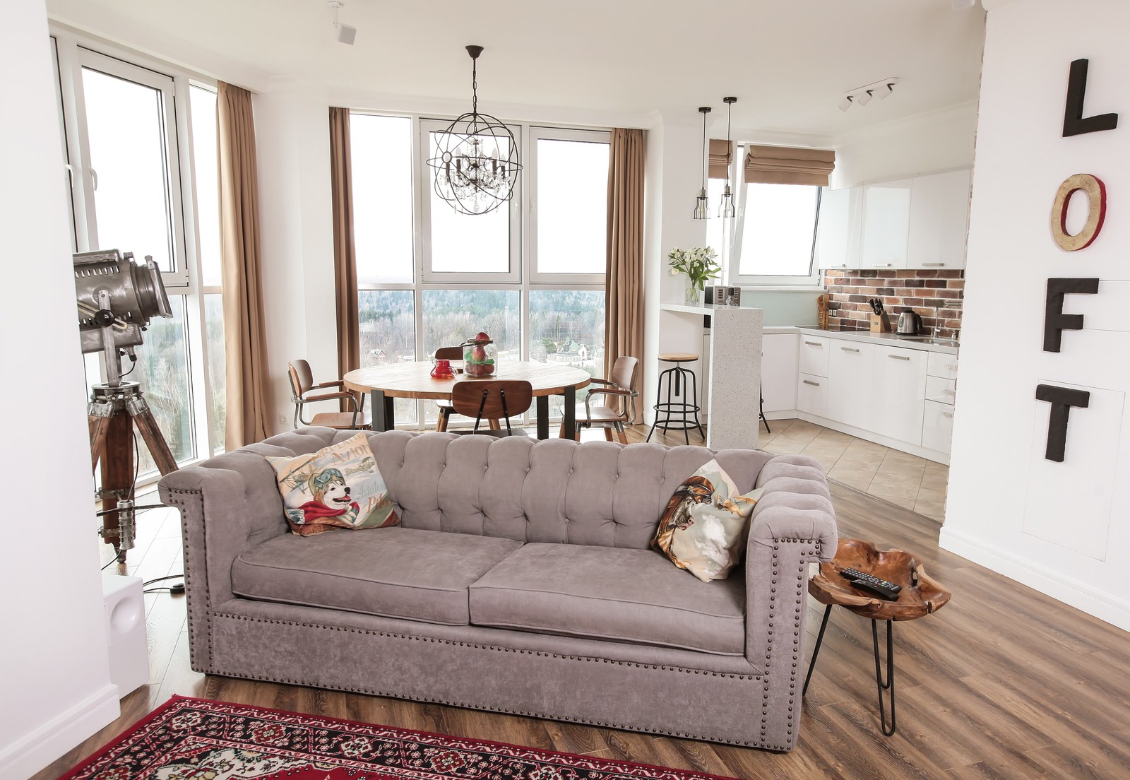 Квартира с панорамным остеклением в Одинцово