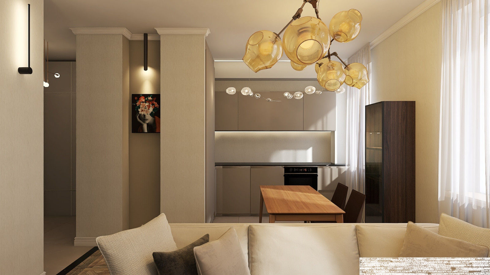 Подбор света в готовый интерьер