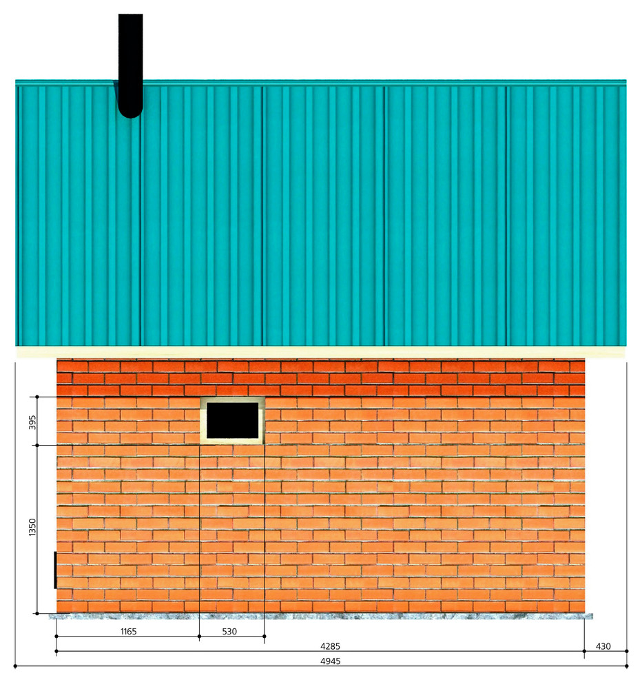 Форэскиз бани 3х4 для дачного участка