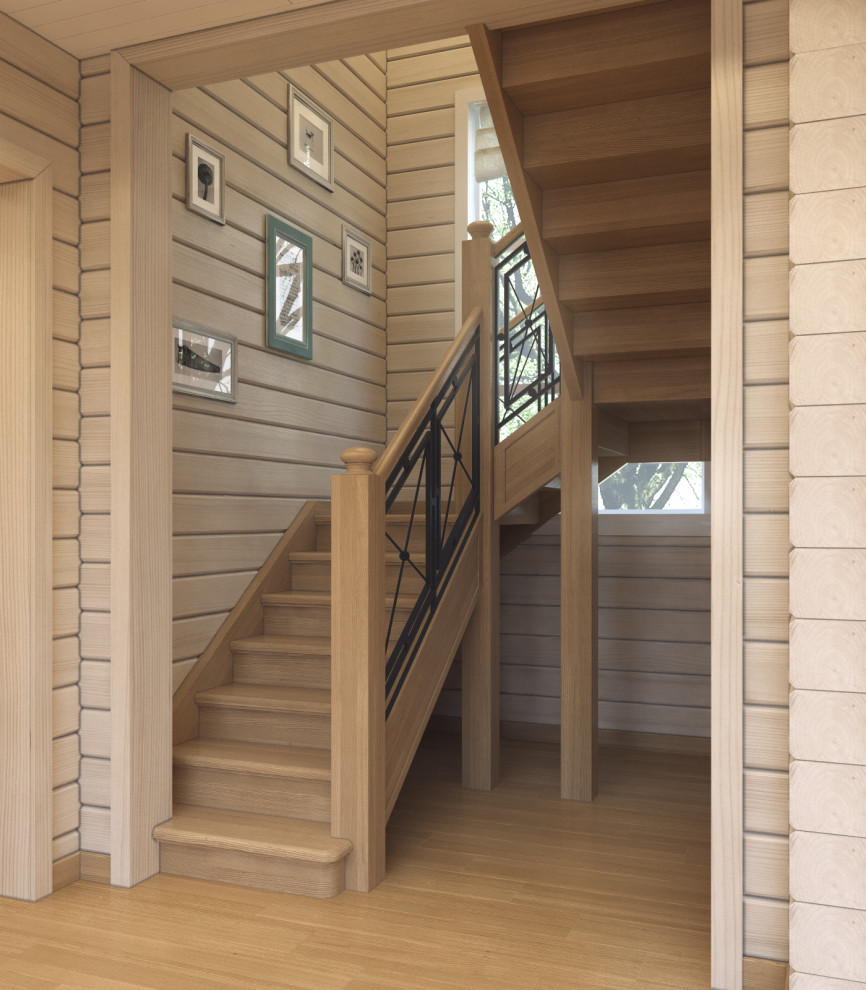 Загородный дом из клееного бруса