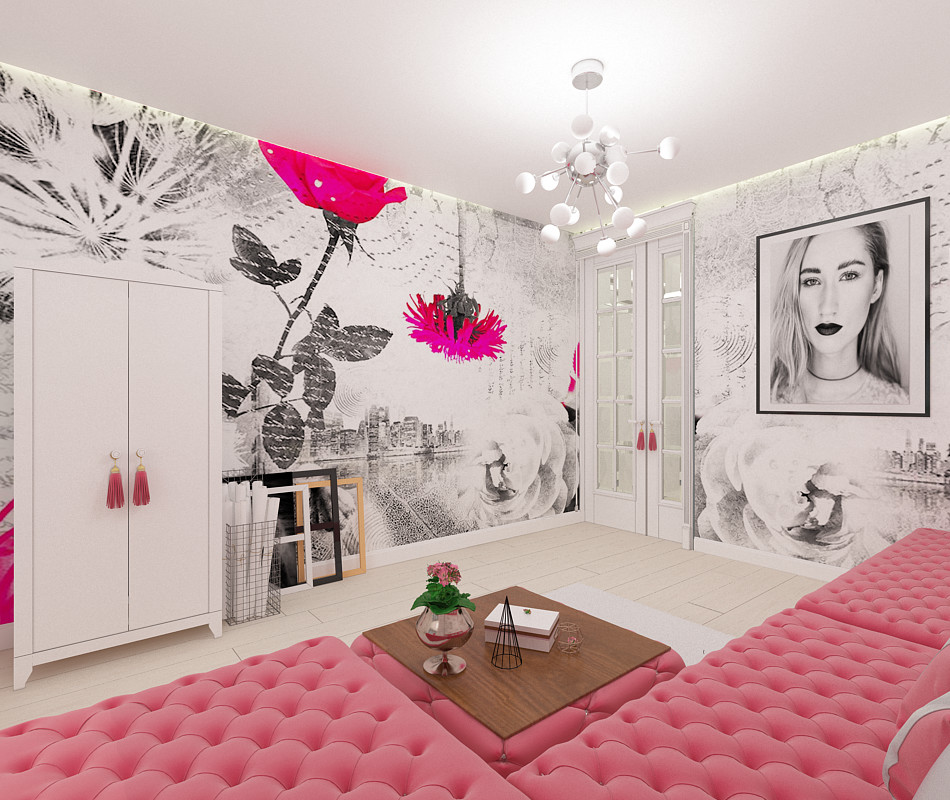 Дизайн проект спальни Барнаул Приречная 2а