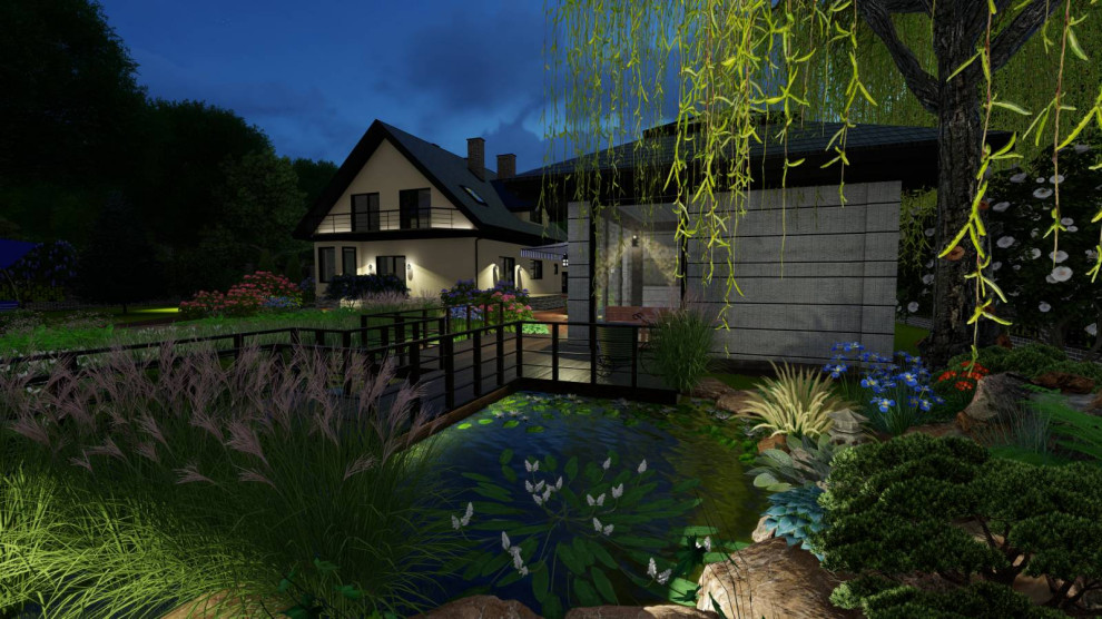 Ландшафтный проект благоустройства участка п. Куликово, Калининградская область