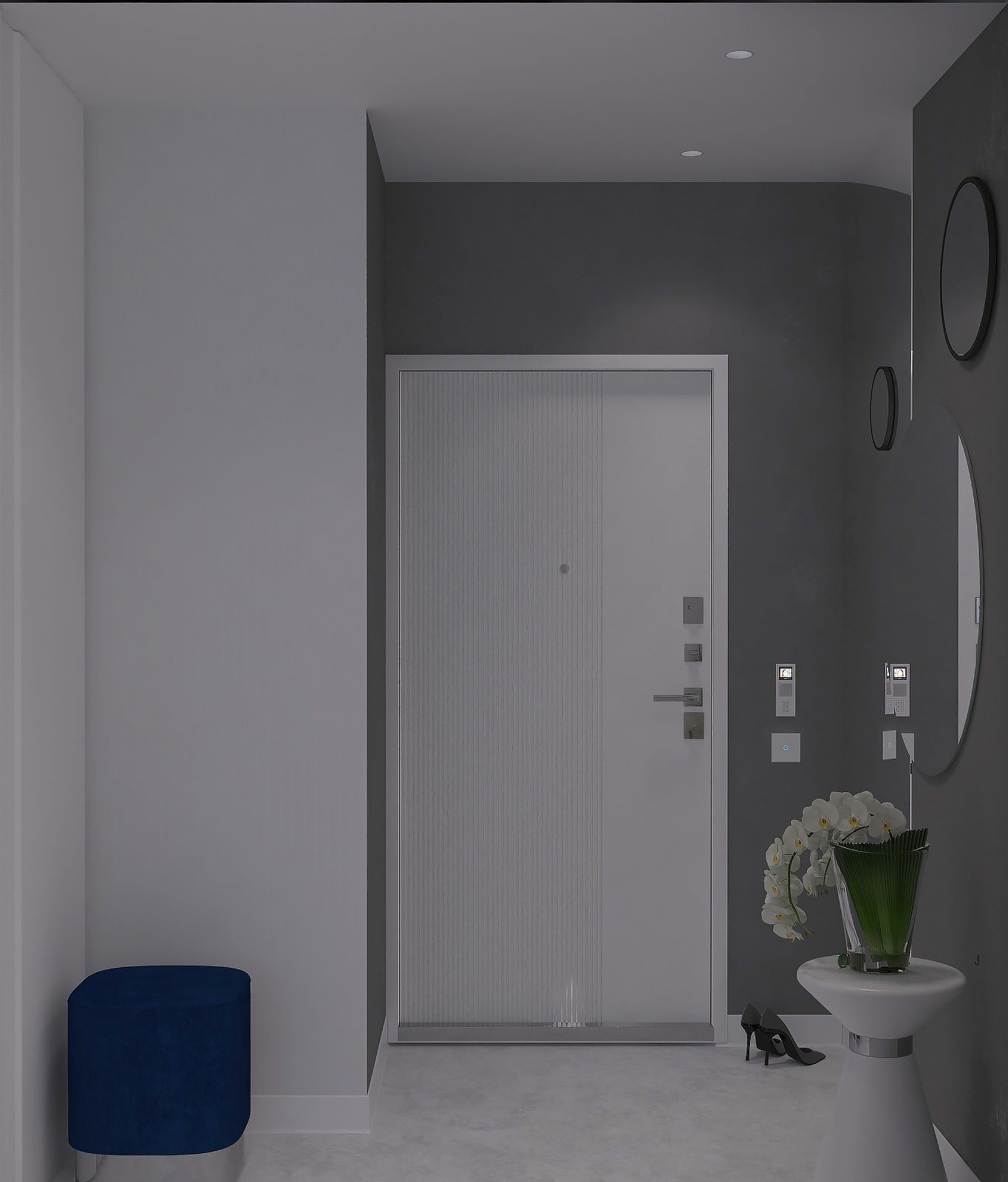 Квартира в минимализме, ул. Гурьевская, г.Новосибирск