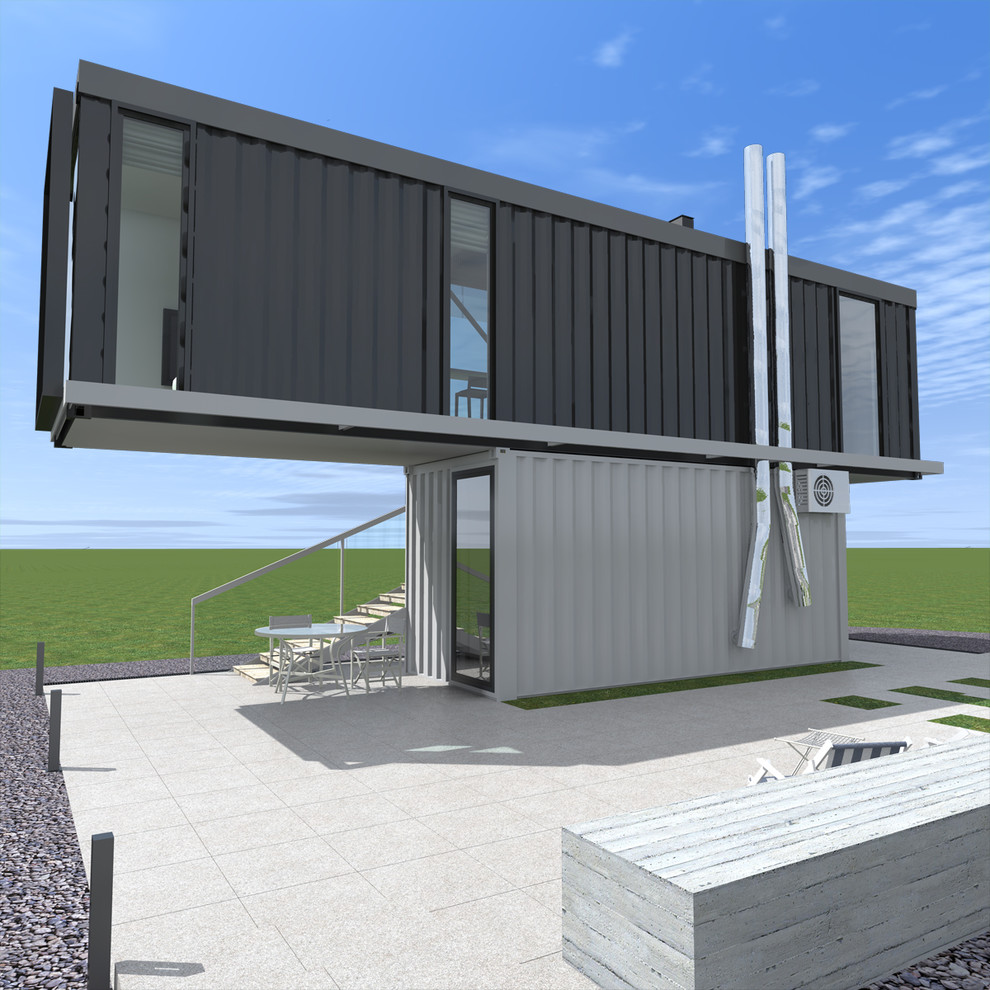 Малый гостевой дом из грузовых морских контейнеров