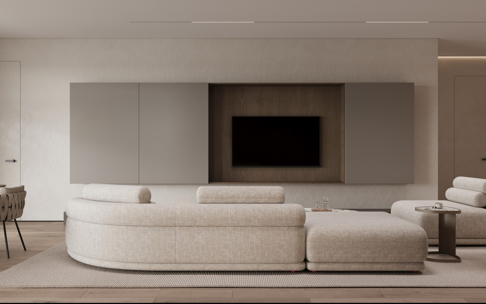 Коттедж (240 кв). Кухня-гостиная