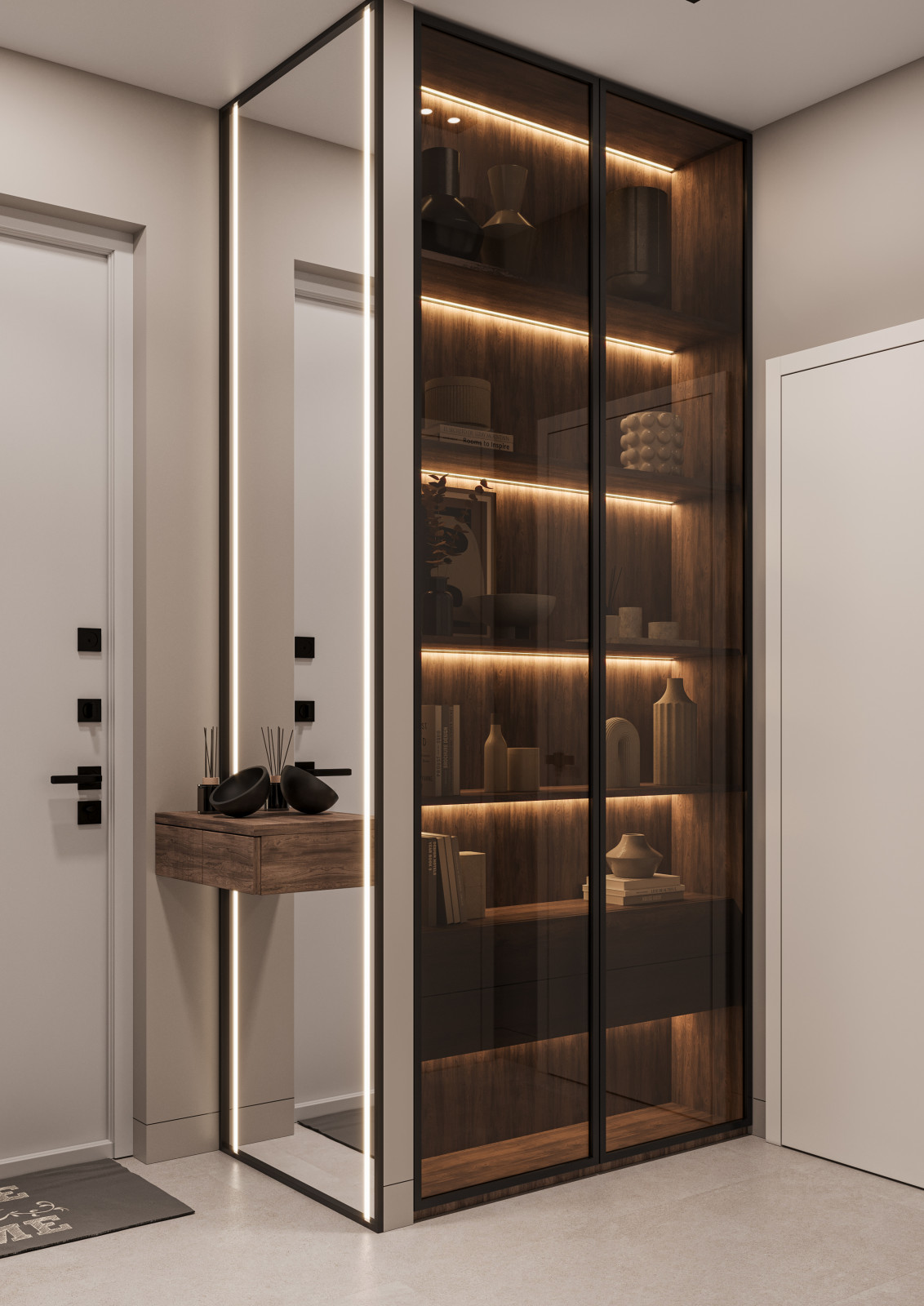 Дизайн проект интерьера  level Нагатинский