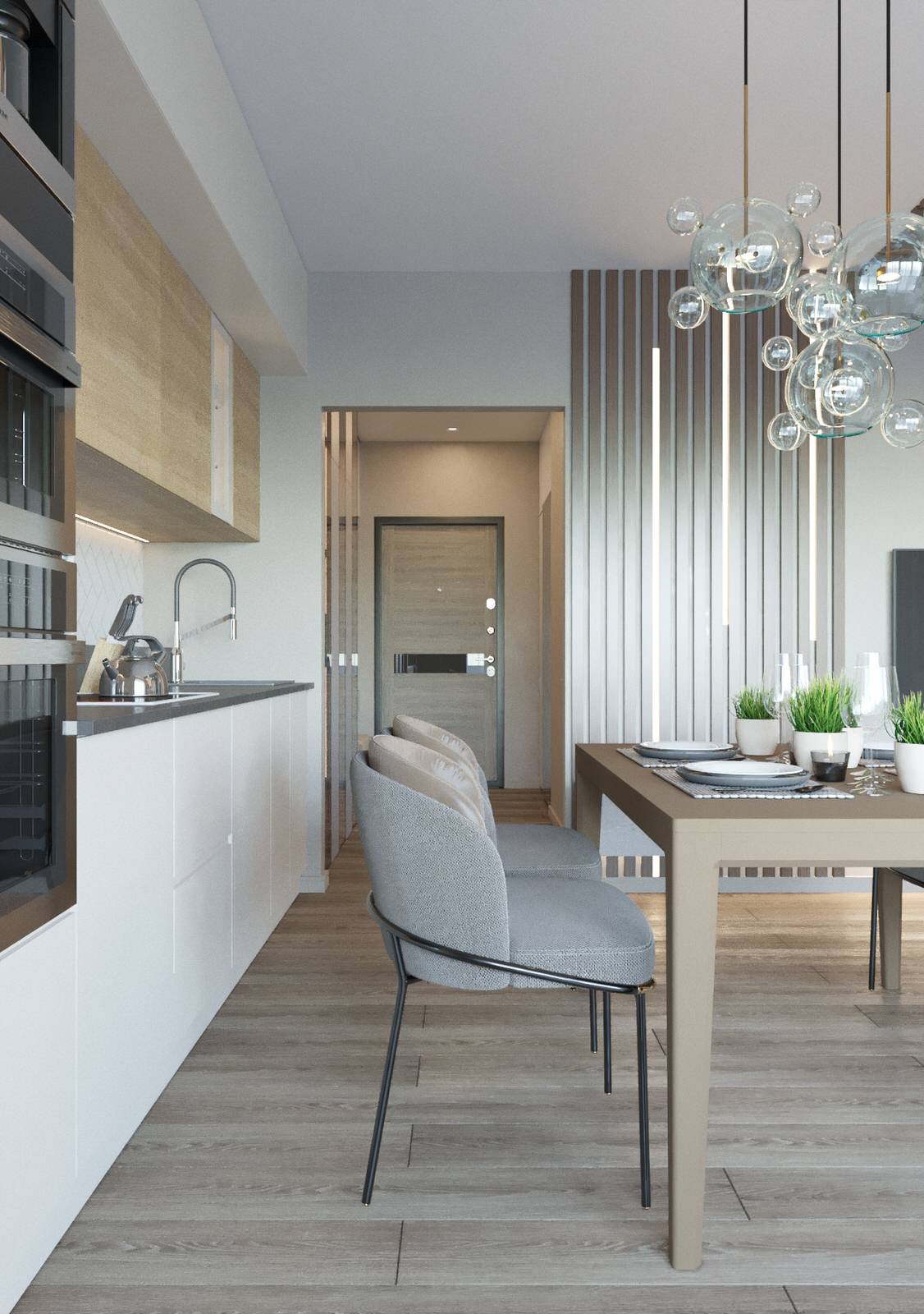 ЖК "BAUHAUS" 70м2., проект 2020г.