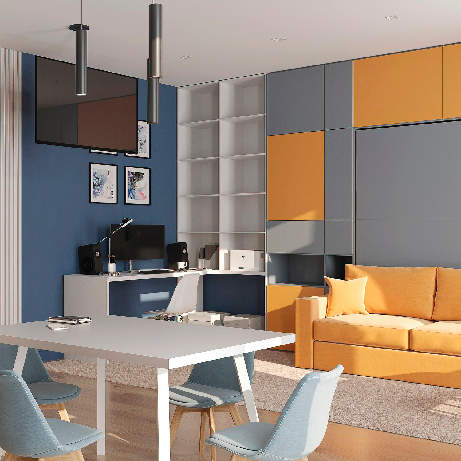 Обложка проекта: Отделка 1 комнатной квартиры в ЖК Мой адрес в Москве