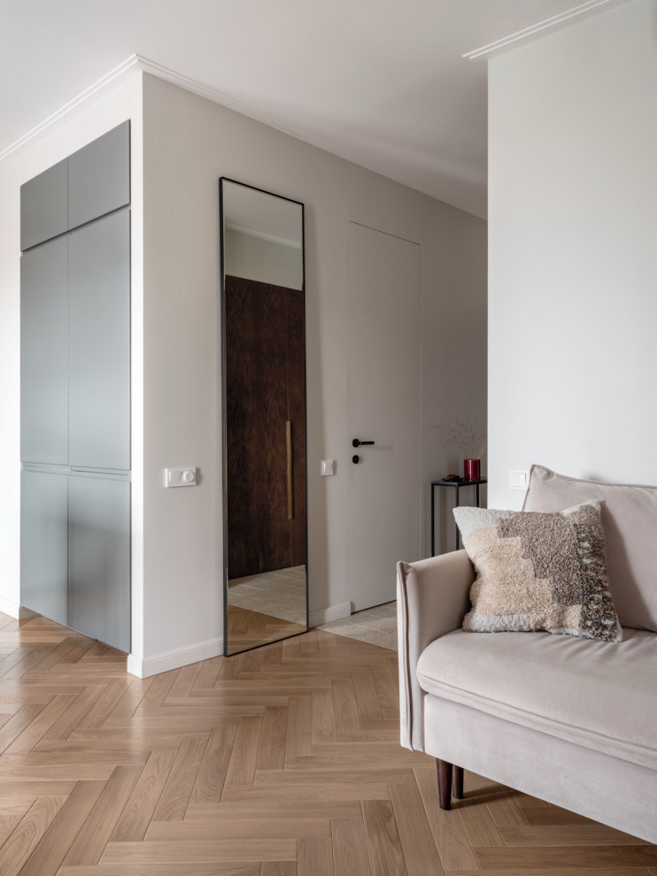 Современная квартира с элементами классики 48м2