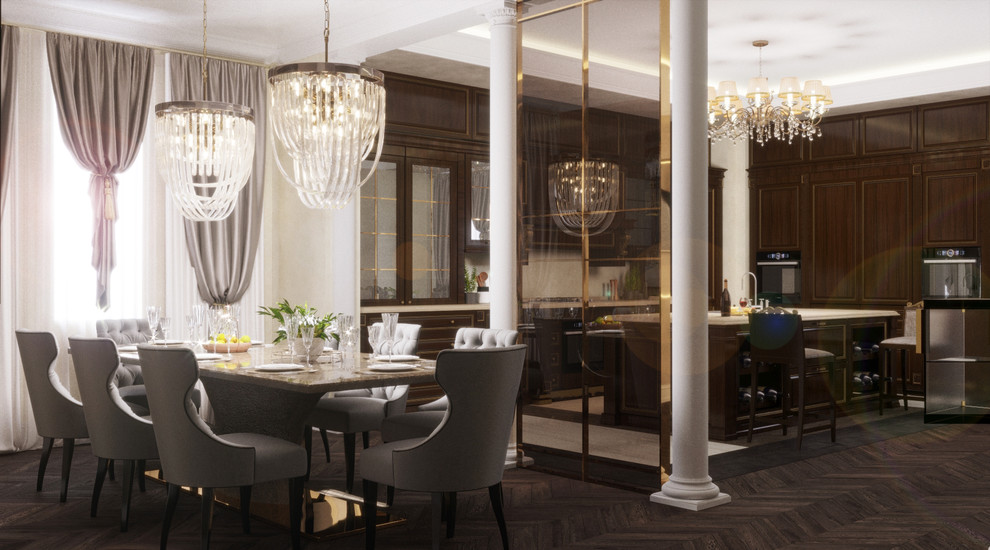 Роскошный интерьер загородного дома