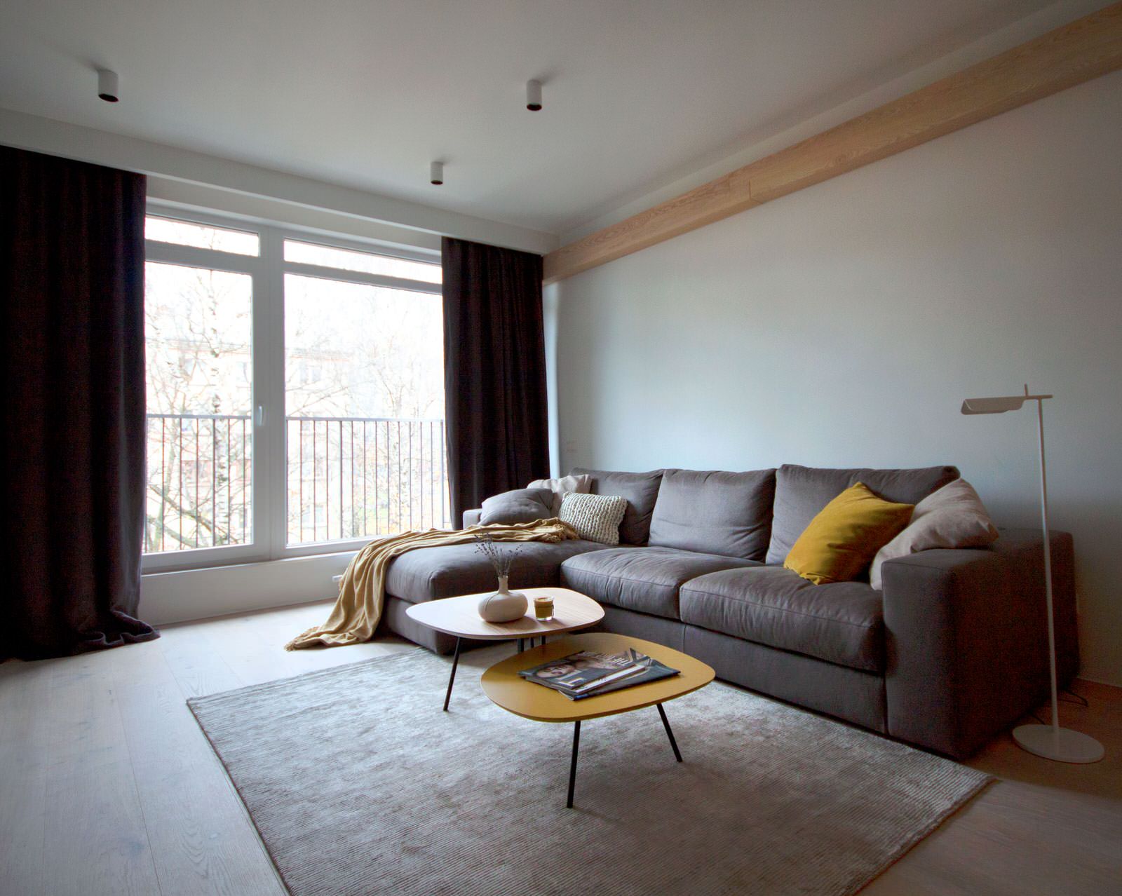 Houzz Латвия: Командировочная квартира на речном побережье