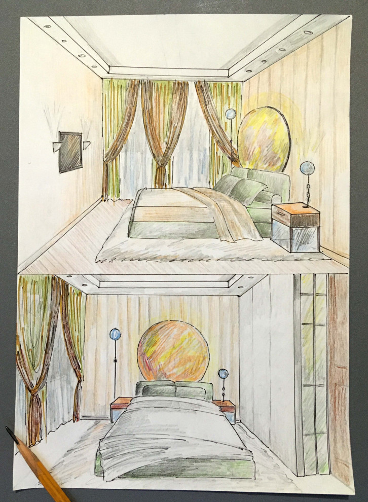 квартира в авторском стиле с Деревом и Венерой