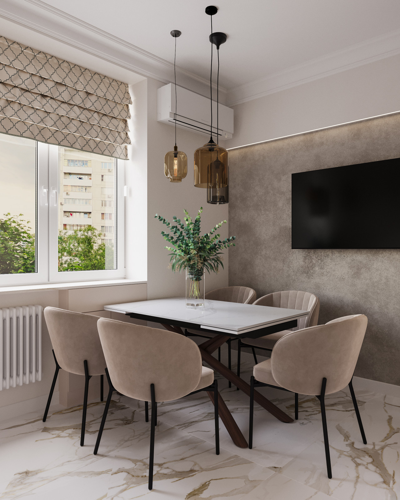 Обложка проекта: Квартира на Ленинском 100м2