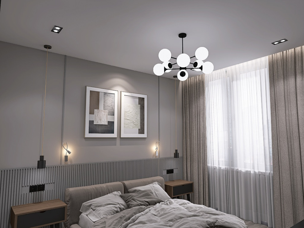 Дизайн-проект 2х комнатной квартиры ЖК Зиларт